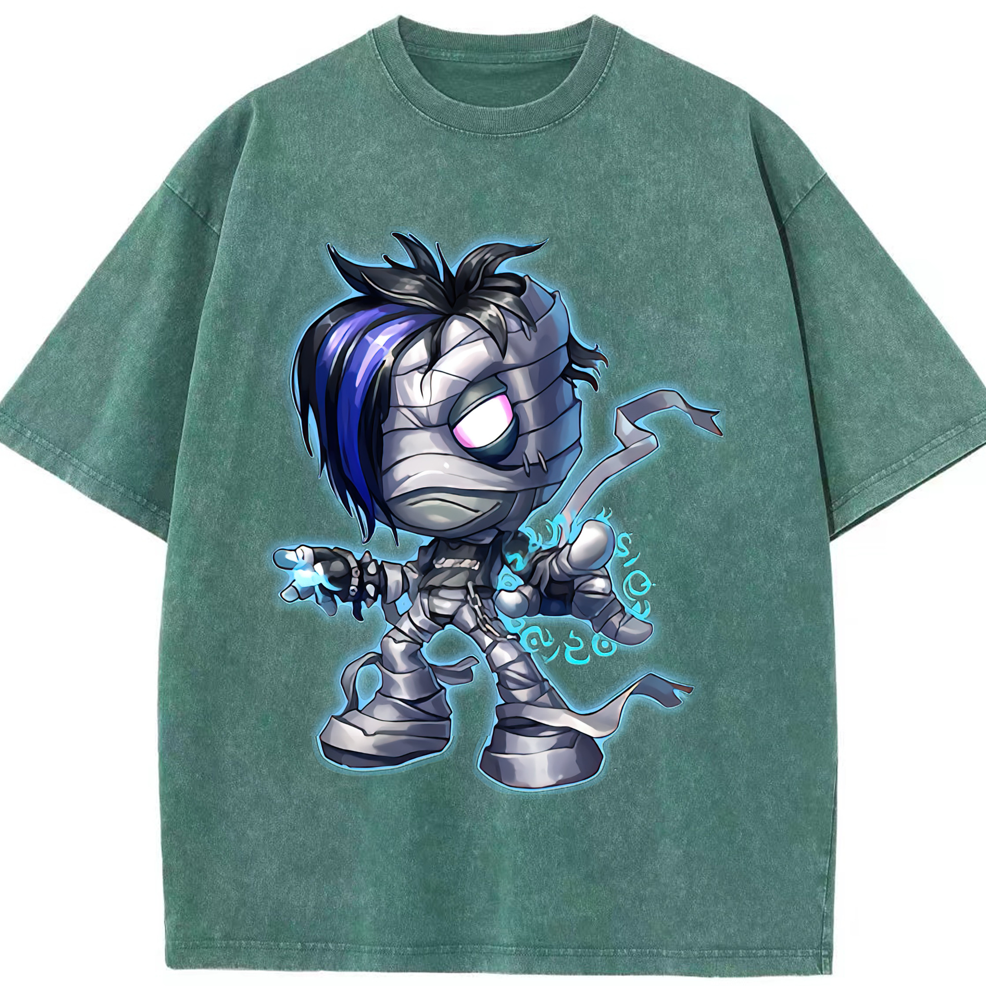 リーグ・オブ・レジェンド League of Legends LOL 綿100% ヴィンテージ風 半袖Tシャツ（フロントプリント）